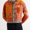 Reversible Bandana-Print Cotton-Flannel Jacket - E1