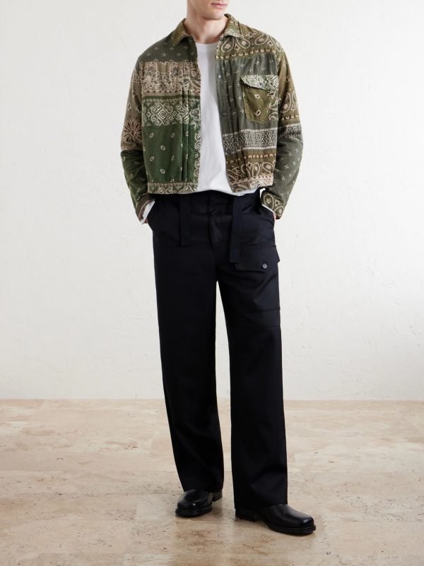 Reversible Bandana-Print Cotton-Flannel Jacket - OU