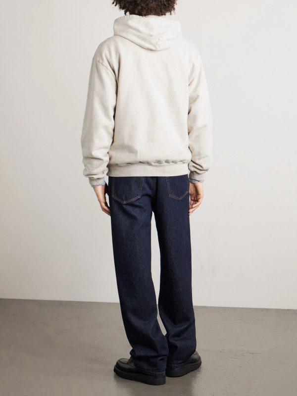 Printed Wool-Blend Jersey Hoodie - BK Printed Wool-Blend Jersey Hoodie - BK