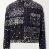 Reversible Bandana-Print Cotton-Flannel Jacket Reversible Bandana-Print Cotton-Flannel Jacket