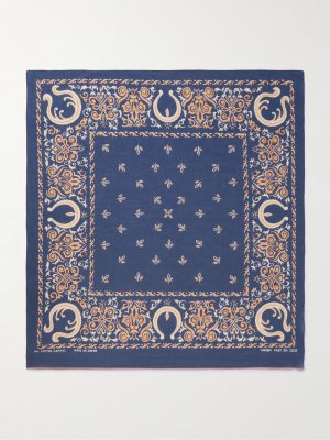 Antler Naja Printed Cotton-Voile Bandana