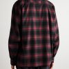 Camp-Collar Checked Cotton-Blend Flannel Shirt - BK Camp-Collar Checked Cotton-Blend Flannel Shirt - BK
