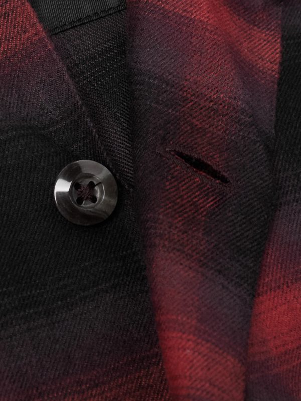 Camp-Collar Checked Cotton-Blend Flannel Shirt - CU Camp-Collar Checked Cotton-Blend Flannel Shirt - CU
