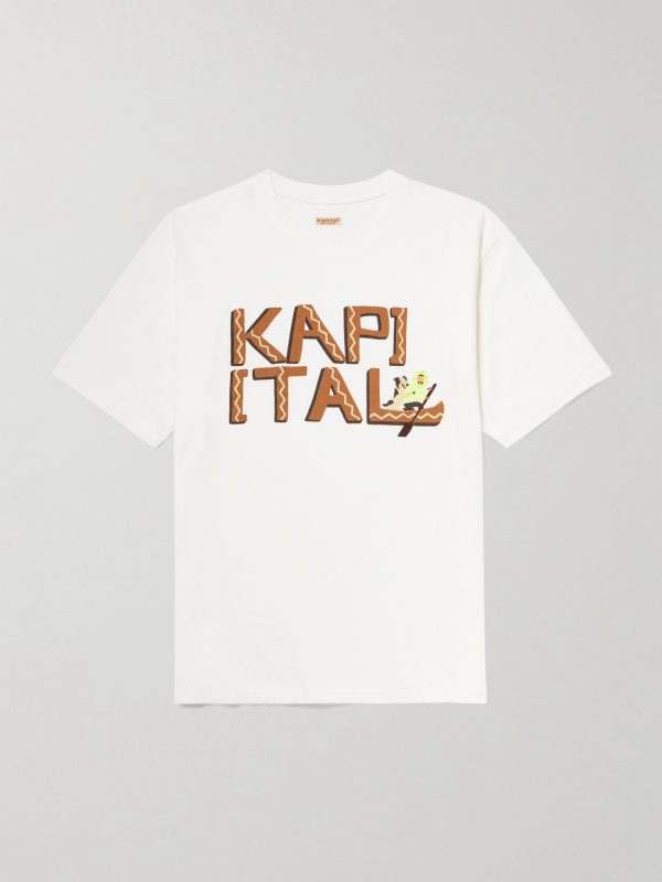 Printed Cotton-Jersey T-Shirt