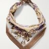 Peckish Maria Printed Cotton-Voile Bandana - E1 Peckish Maria Printed Cotton-Voile Bandana - E1