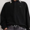 Box Striped Embroidered Cotton-Piqué Polo Shirt - CU Box Striped Embroidered Cotton-Piqué Polo Shirt - CU