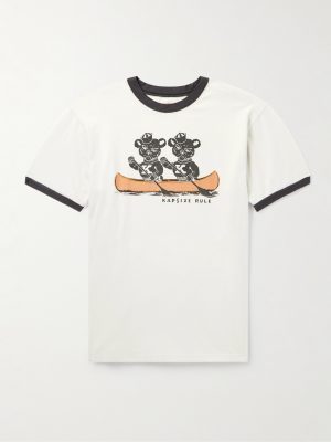 Slim-Fit Printed Cotton-Jersey T-Shirt Slim-Fit Printed Cotton-Jersey T-Shirt