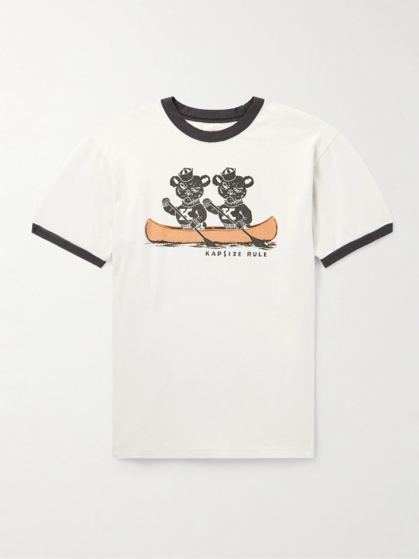 Slim-Fit Printed Cotton-Jersey T-Shirt Slim-Fit Printed Cotton-Jersey T-Shirt