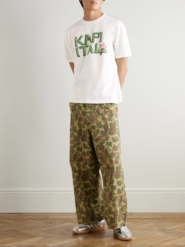 Printed Cotton-Jersey T-Shirt - OU Printed Cotton-Jersey T-Shirt - OU