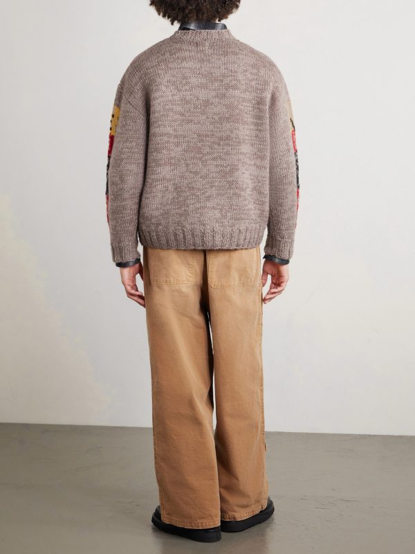 Wide-Leg Cotton-Canvas Cargo Trousers - BK Wide-Leg Cotton-Canvas Cargo Trousers - BK