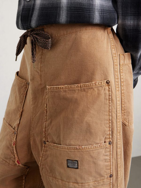Wide-Leg Cotton-Canvas Cargo Trousers - E1 Wide-Leg Cotton-Canvas Cargo Trousers - E1