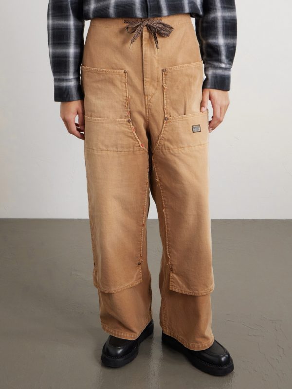 Wide-Leg Cotton-Canvas Cargo Trousers - FR Wide-Leg Cotton-Canvas Cargo Trousers - FR