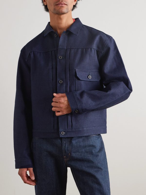 No. 1.2.3 1ST Denim Trucker Jacket - FR No. 1.2.3 1ST Denim Trucker Jacket - FR