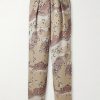 Straight-Leg Pleated Printed Tech-Jersey Track Pants Straight-Leg Pleated Printed Tech-Jersey Track Pants