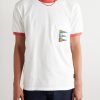 Pennant Ringer Logo-Appliquéd Cotton-Jersey T-Shirt - FR Pennant Ringer Logo-Appliquéd Cotton-Jersey T-Shirt - FR
