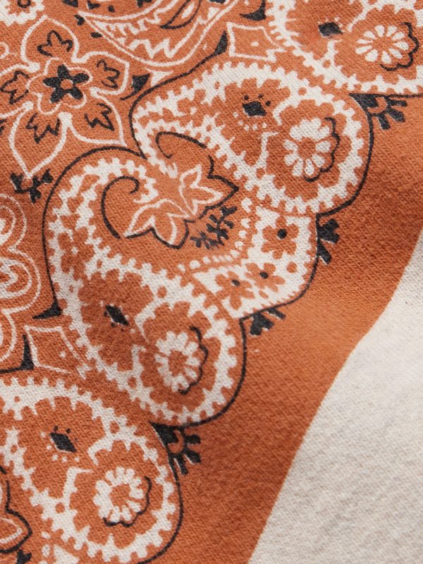 Bandana-Print Cotton-Jersey Hoodie - E1