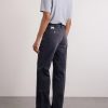 14oz Denim Straight-Leg Jeans - BK
