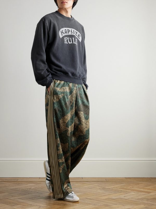 Camouflage-Print Cotton-Jersey Sweatpants - OU Camouflage-Print Cotton-Jersey Sweatpants - OU
