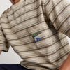 Logo-Appliquéd Striped Cotton-Jersey T-Shirt - CU