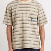 Logo-Appliquéd Striped Cotton-Jersey T-Shirt - FR