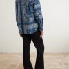 Bandana-Print Cotton Shirt - BK Bandana-Print Cotton Shirt - BK