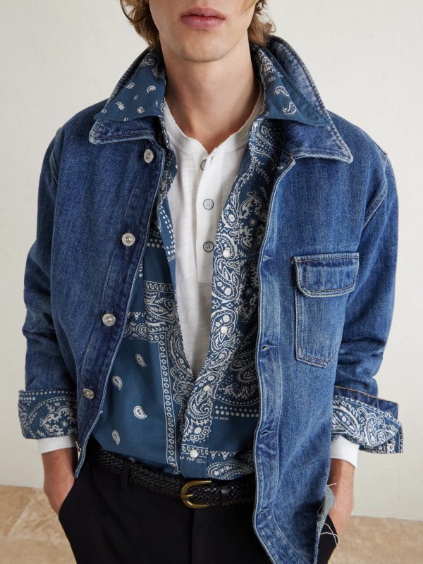Bandana-Print Cotton Shirt - CU Bandana-Print Cotton Shirt - CU