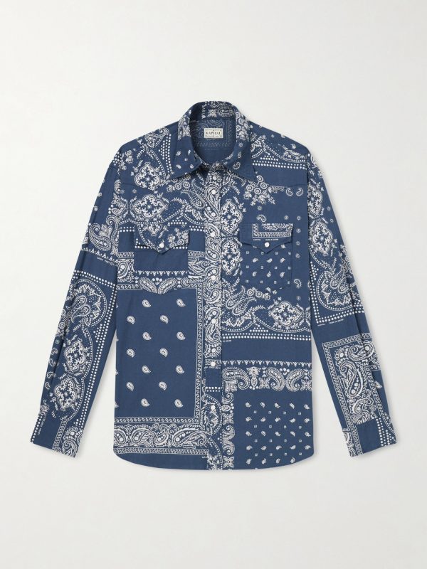 Bandana-Print Cotton Shirt Bandana-Print Cotton Shirt