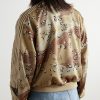 Striped Webbing-Trimmed Printed Jersey Track Jacket - BK Striped Webbing-Trimmed Printed Jersey Track Jacket - BK