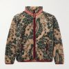 Damask Printed Fleece Jacket