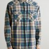 Columbia Checked Cotton-Flannel Western Shirt - FR Columbia Checked Cotton-Flannel Western Shirt - FR