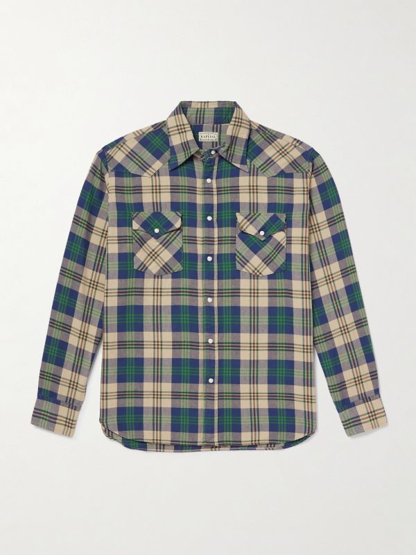 Columbia Checked Cotton-Flannel Western Shirt Columbia Checked Cotton-Flannel Western Shirt