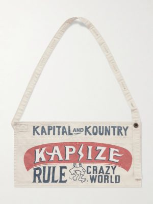 Printed Cotton-Canvas Apron Printed Cotton-Canvas Apron