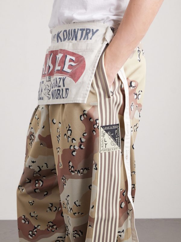 Printed Cotton-Canvas Apron - OU