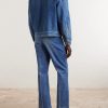 Virgin Mary Reversible Corduroy-Trimmed Denim Jacket - BK Virgin Mary Reversible Corduroy-Trimmed Denim Jacket - BK