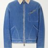 Virgin Mary Reversible Corduroy-Trimmed Denim Jacket Virgin Mary Reversible Corduroy-Trimmed Denim Jacket