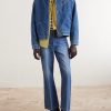 Virgin Mary Reversible Corduroy-Trimmed Denim Jacket - OU Virgin Mary Reversible Corduroy-Trimmed Denim Jacket - OU