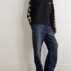 Dense Appliquéd Printed Cotton-Jersey T-Shirt - OU Dense Appliquéd Printed Cotton-Jersey T-Shirt - OU