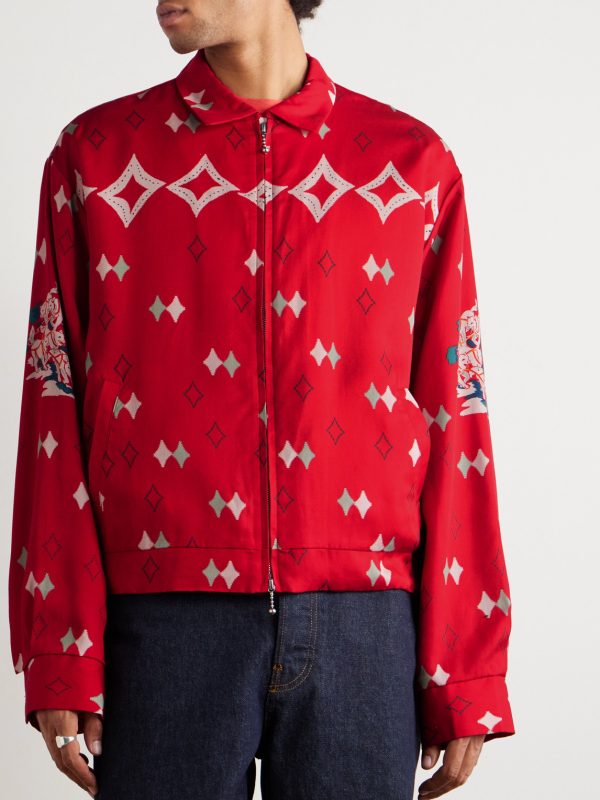 Ainu Mosir Printed Lyocell-Twill Jacket - FR Ainu Mosir Printed Lyocell-Twill Jacket - FR