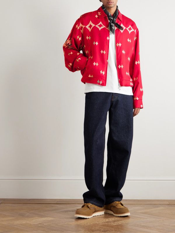 Ainu Mosir Printed Lyocell-Twill Jacket - OU Ainu Mosir Printed Lyocell-Twill Jacket - OU