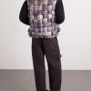Quilted Patchwork Bandana-Print Shell Gilet - BK Quilted Patchwork Bandana-Print Shell Gilet - BK
