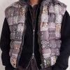 Quilted Patchwork Bandana-Print Shell Gilet - CU Quilted Patchwork Bandana-Print Shell Gilet - CU