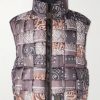 Quilted Patchwork Bandana-Print Shell Gilet Quilted Patchwork Bandana-Print Shell Gilet