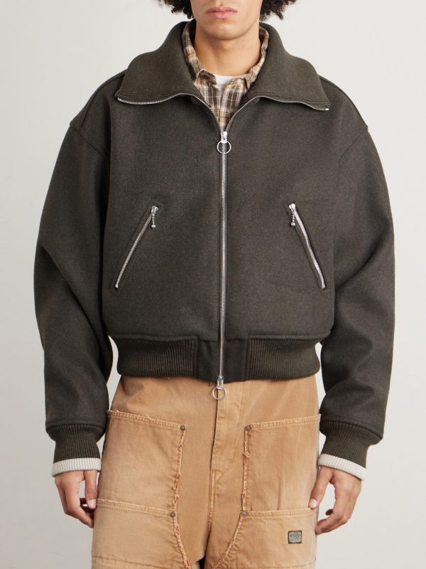 Wool-Flannel Blouson Jacket - FR