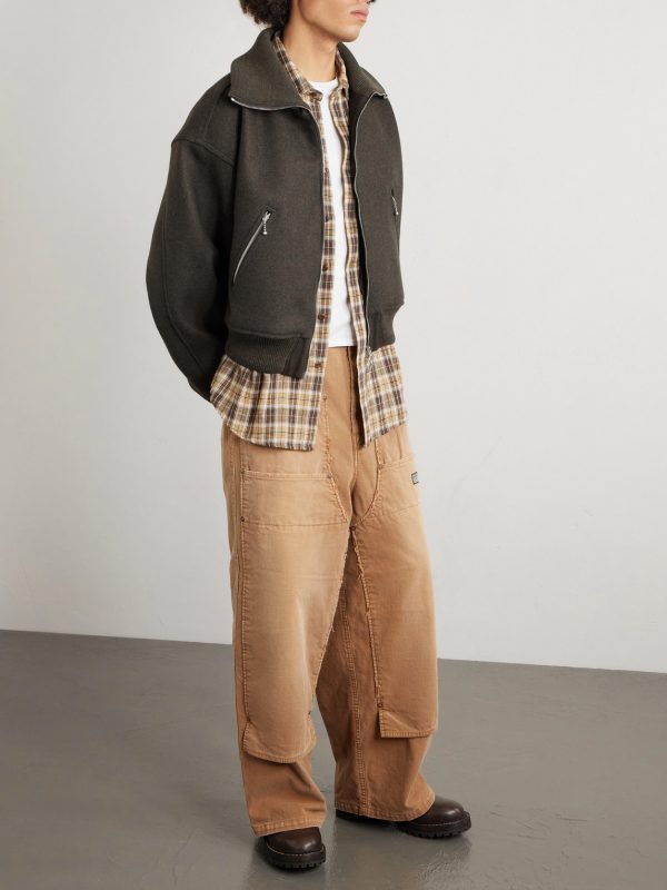 Wool-Flannel Blouson Jacket - OU