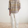 Yellowknife Fair Isle Wool Hoodie - BK Yellowknife Fair Isle Wool Hoodie - BK