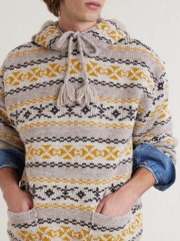 Yellowknife Fair Isle Wool Hoodie - CU Yellowknife Fair Isle Wool Hoodie - CU