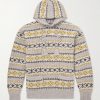 Yellowknife Fair Isle Wool Hoodie Yellowknife Fair Isle Wool Hoodie