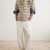 Yellowknife Fair Isle Wool Hoodie - OU Yellowknife Fair Isle Wool Hoodie - OU