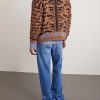 Nepal Tiger Intarsia Wool-Blend Sweater - BK Nepal Tiger Intarsia Wool-Blend Sweater - BK