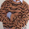 Nepal Tiger Intarsia Wool-Blend Sweater - CU Nepal Tiger Intarsia Wool-Blend Sweater - CU